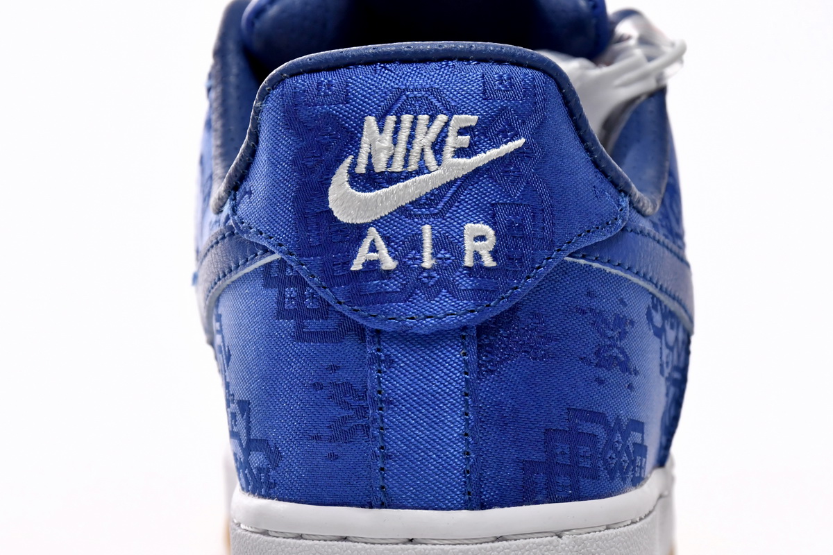 CLOT x Nike Air Force 1 Low Premium Blue Silk CJ5290-400