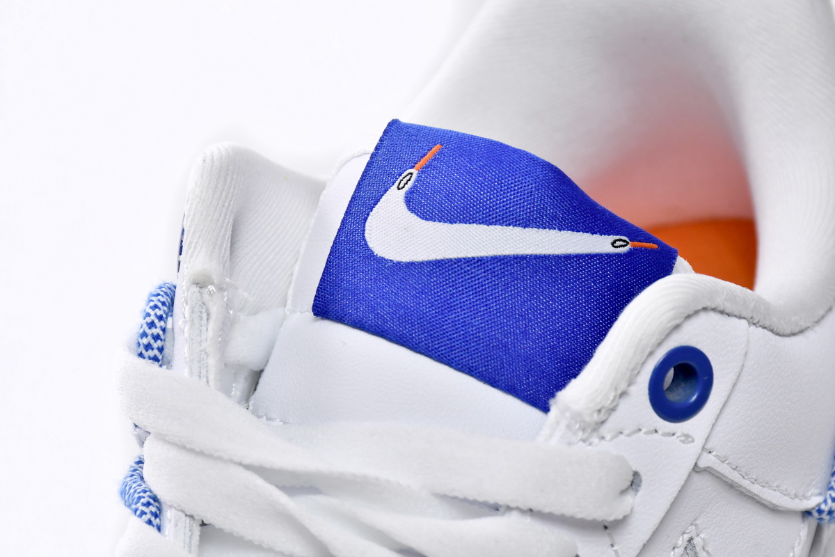 Nike Air Force 1 Low White and Safety Orange DH4408-100
