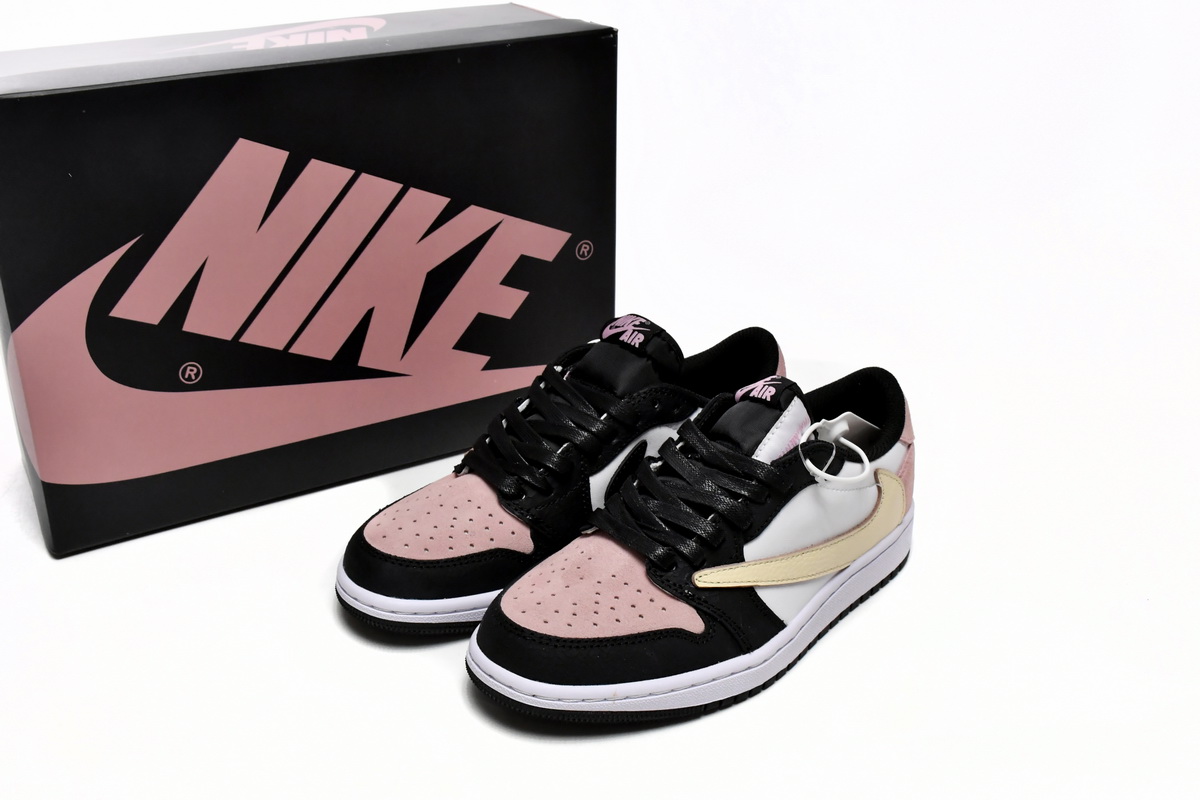 Travis Scott x Air Jordan 1 Low Black Red DM7866-066