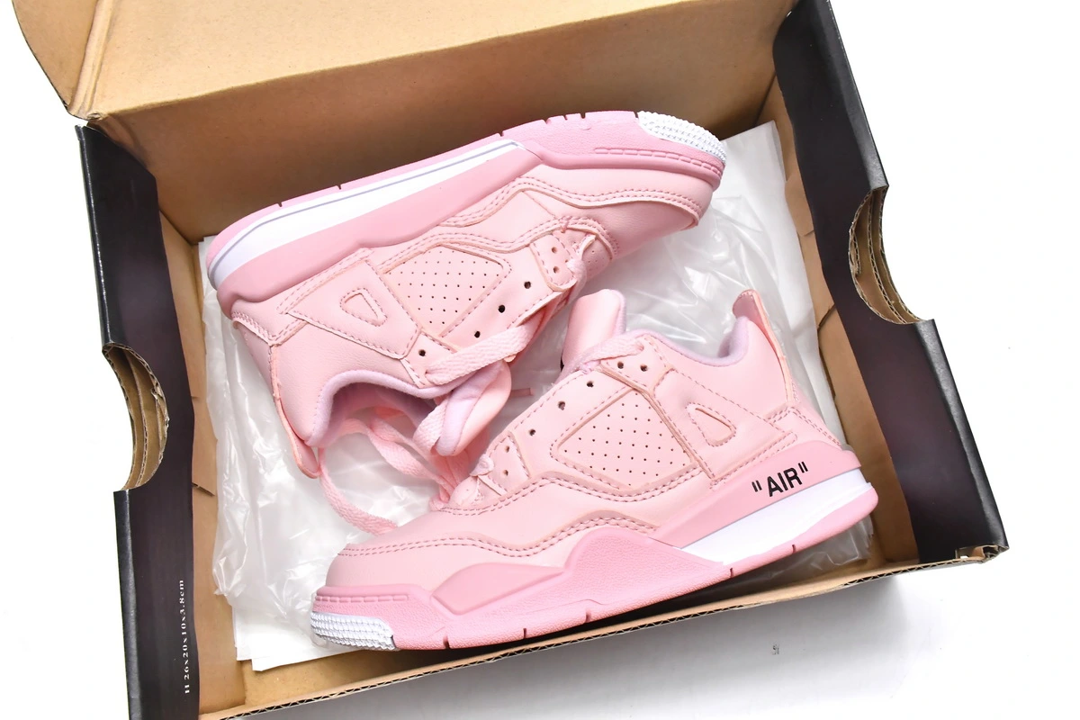 Jordan 4 Kids Shoes Retro Pink CV9388-106