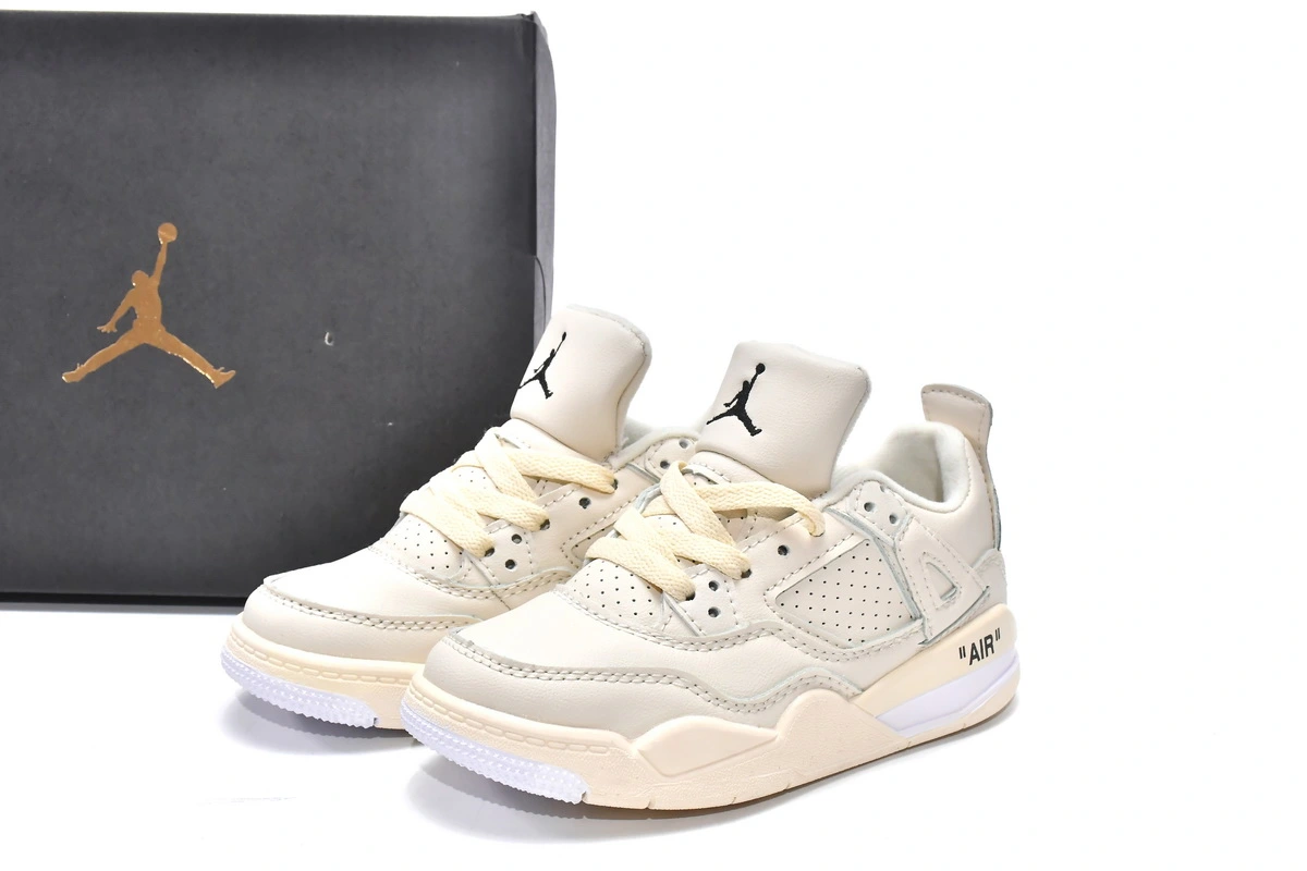 Jordan 4 Kids Shoes Retro Sail CV9388-100