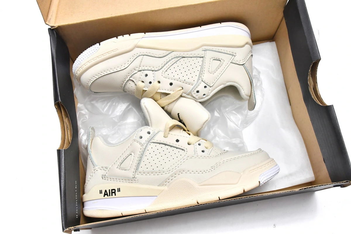 Jordan 4 Kids Shoes Retro Sail CV9388-100