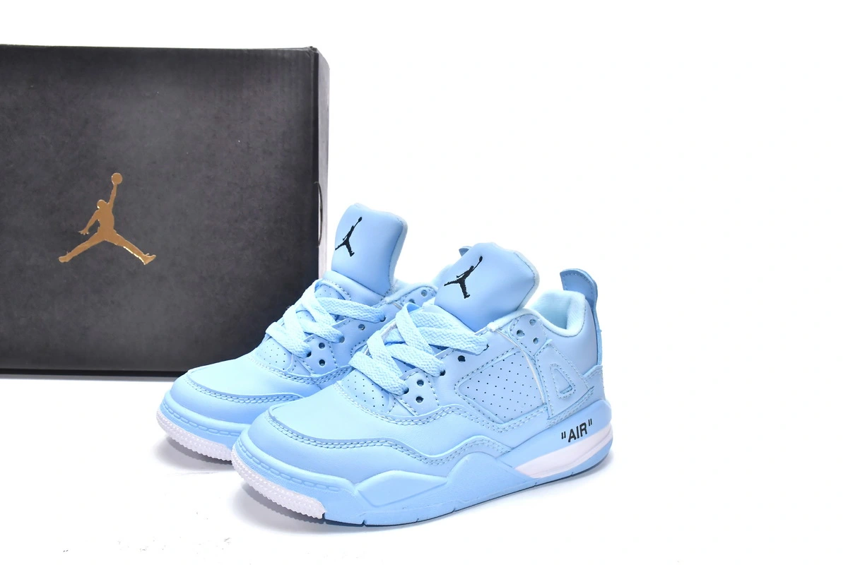 Jordan 4 Kids Shoes Retro Sky Blue CV9388-106