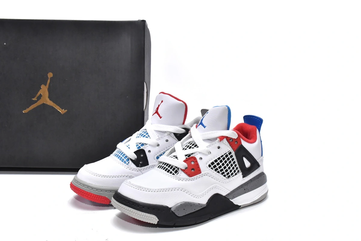 Jordan 4 Kids Shoes Retro What The BQ7669-146