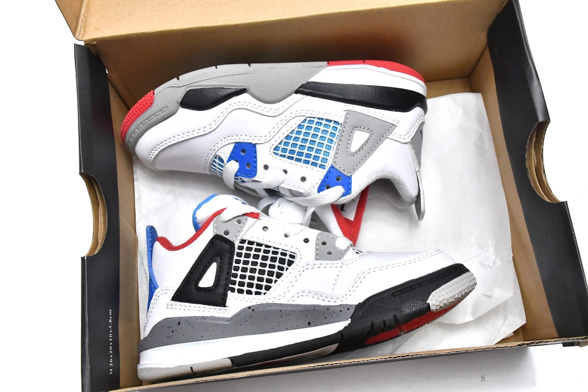 Jordan 4 Kids Shoes Retro What The BQ7669-146