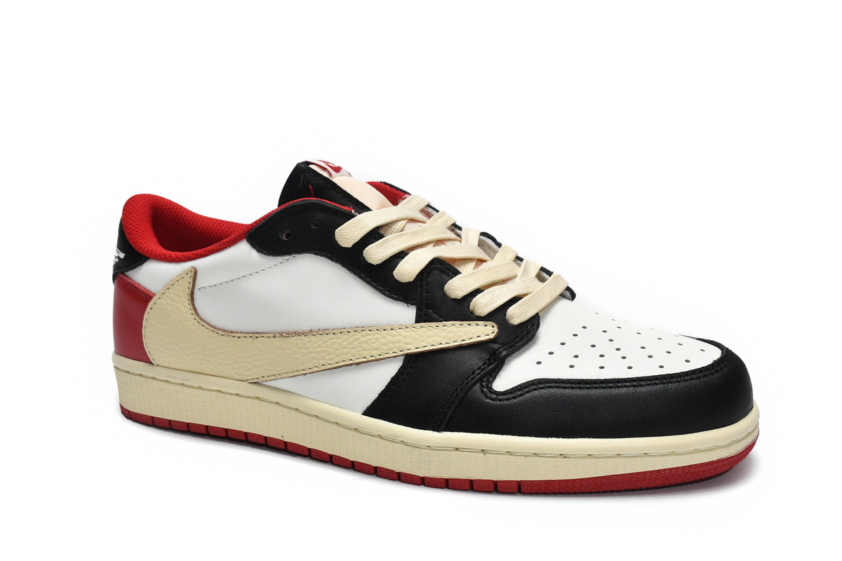Travis Scott x Air Jordan 1 Low Black Red DM7866-166