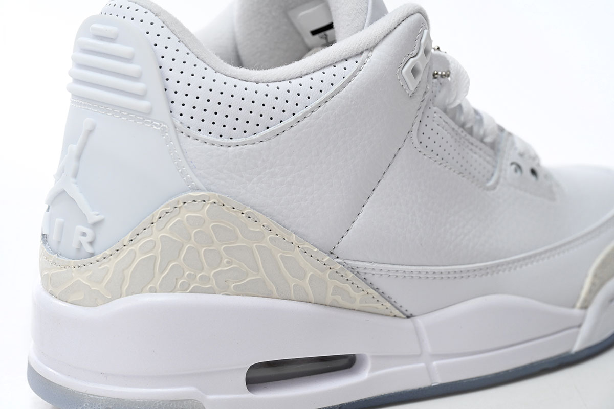 Air Jordan 3 Retro Pure White 136064-111