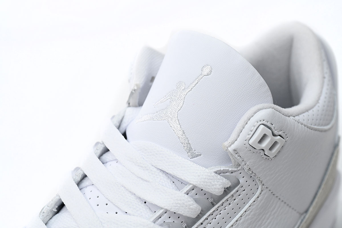 Air Jordan 3 Retro Pure White 136064-111