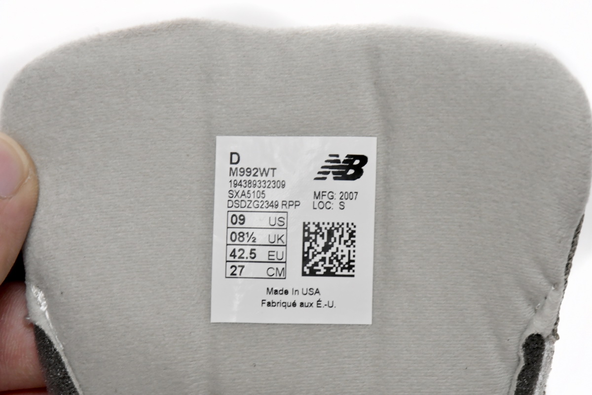 WTAPS x New Balance 992 Olive Drab M992WT