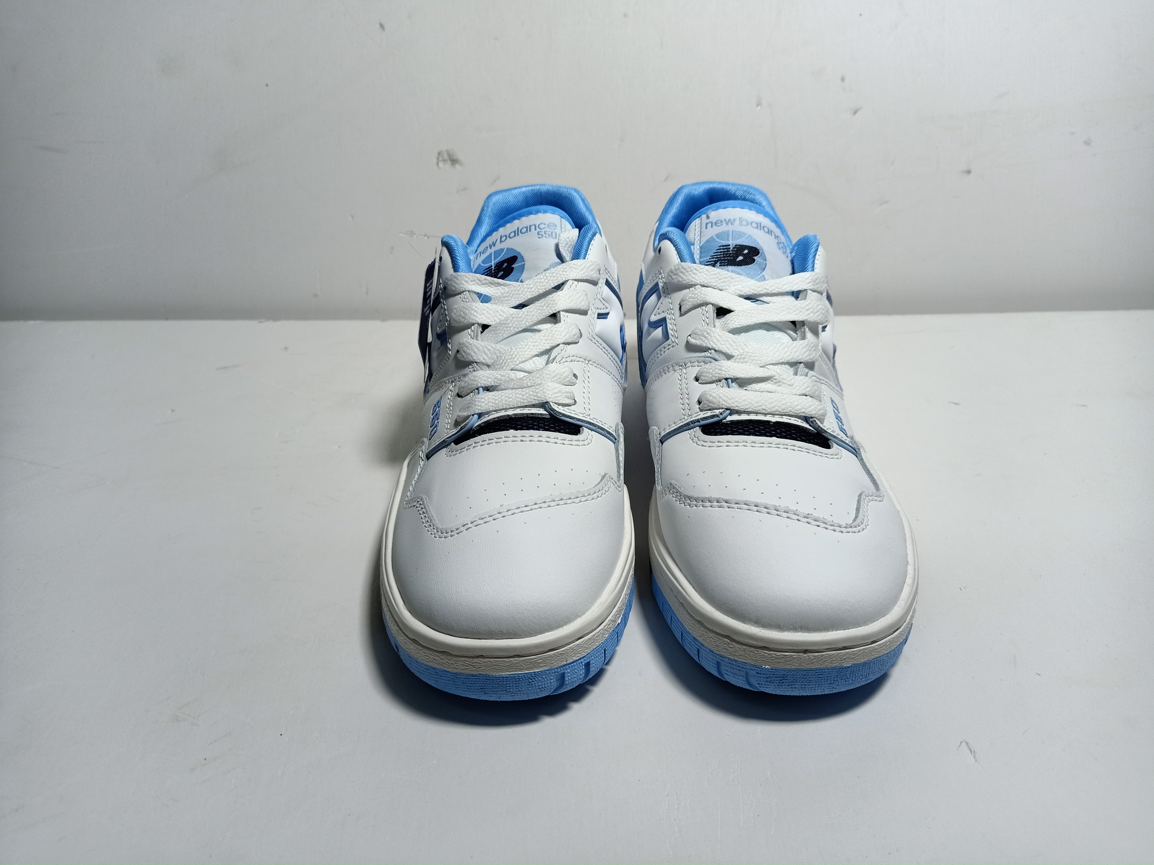 New Balance 550 White University Blue Grey Toe