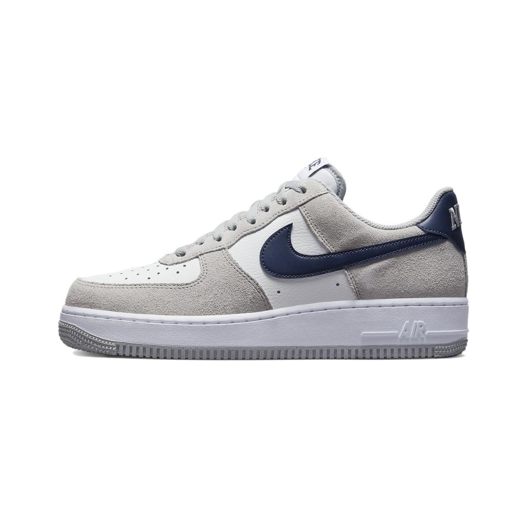 Nike Air Force 1 Low Sneakers White Gray Blue