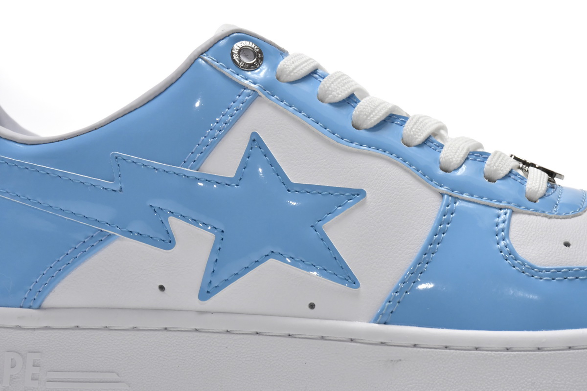 Cheap  A Bathing Ape Bape Sta Low White Blue(BapeSta)