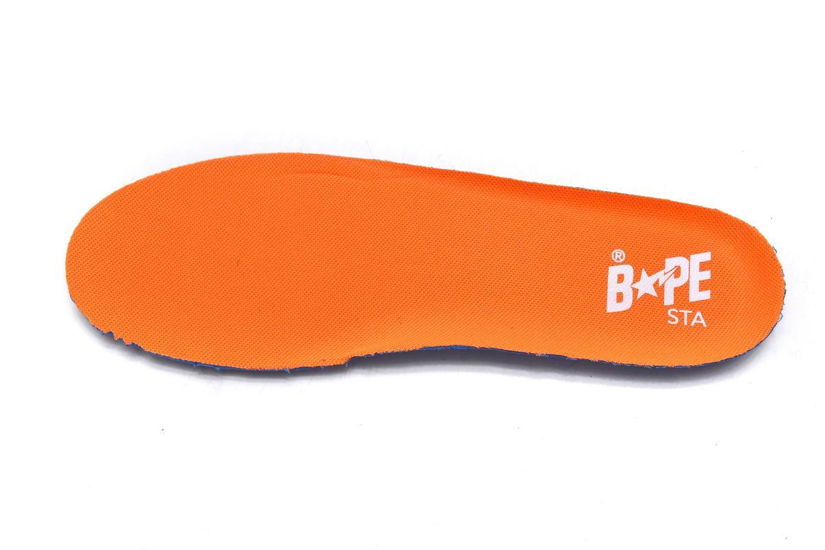 Cheap Fake BapeSta Low Grey Orange 1H70-291-002