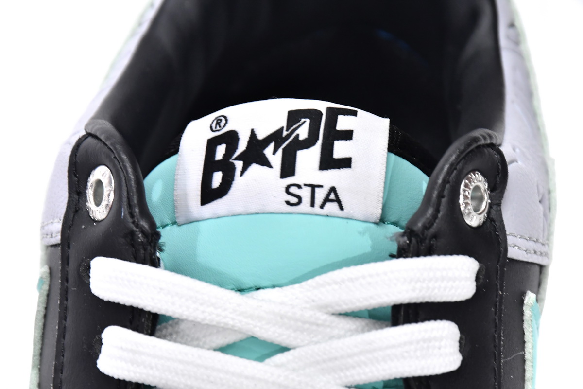 Cheap Bape Sta Low Grey Black Fake(BapeSta)