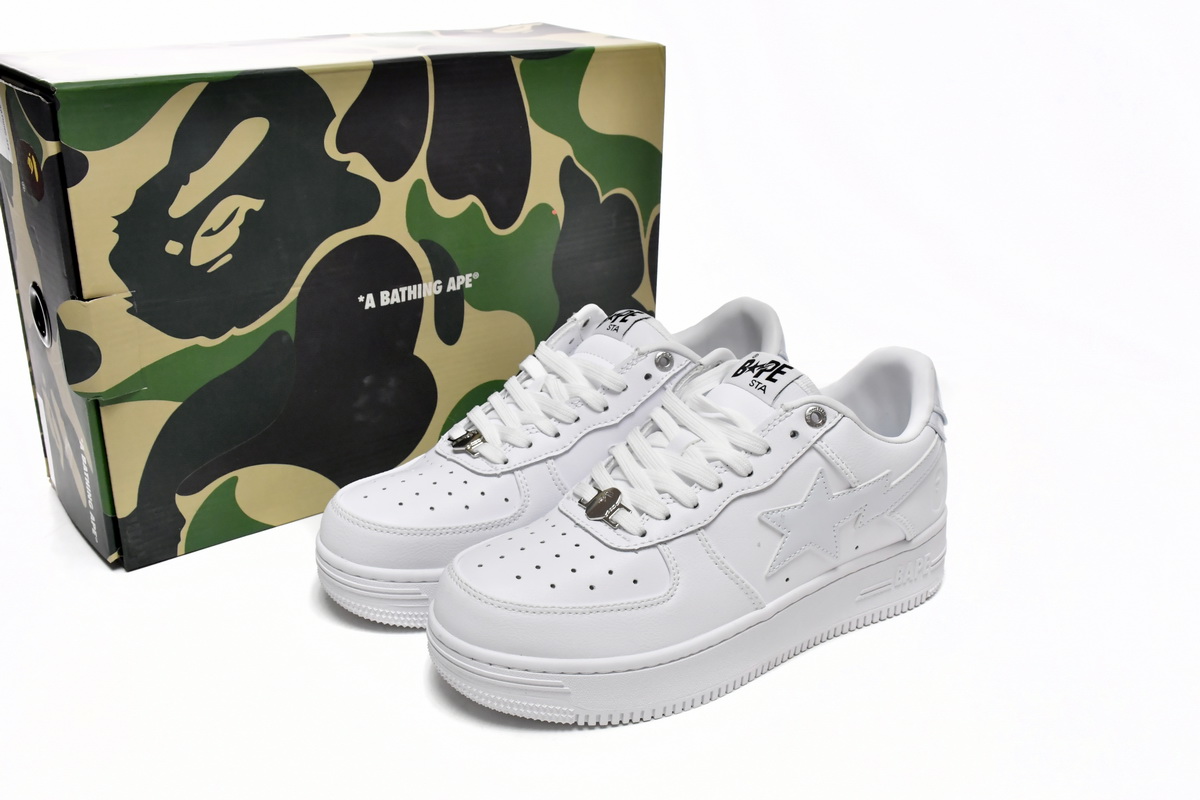 Cheap Reps BapeSta Low White