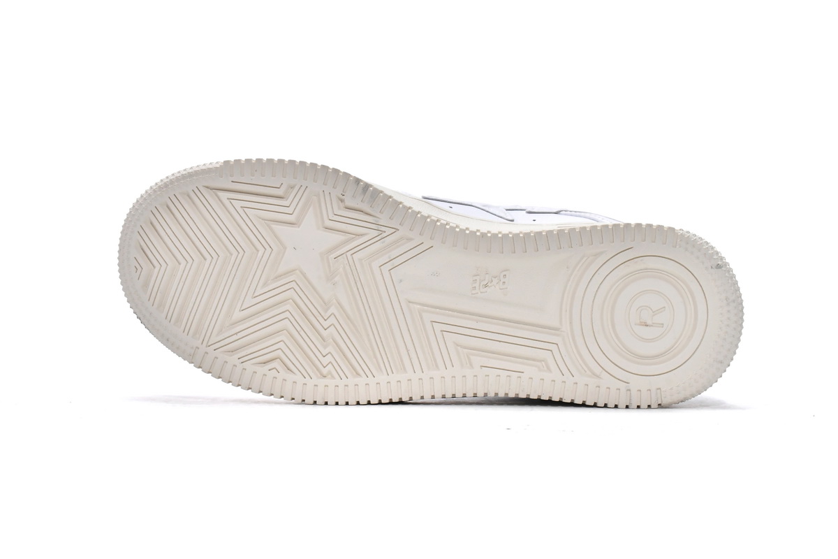 Cheap Fake Bape Sta Low White Black 1H70-191-022(BapeSta)