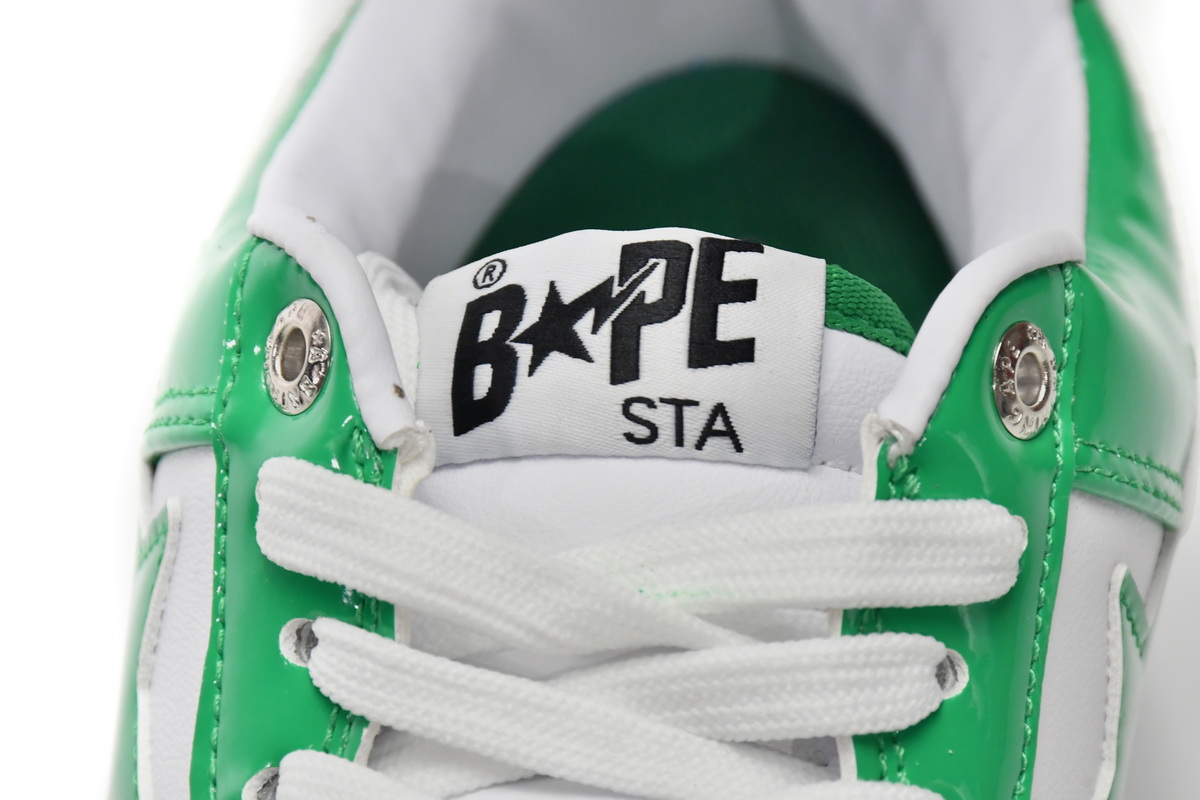 Cheap Fake BapeSta White Green 1H70-191-001
