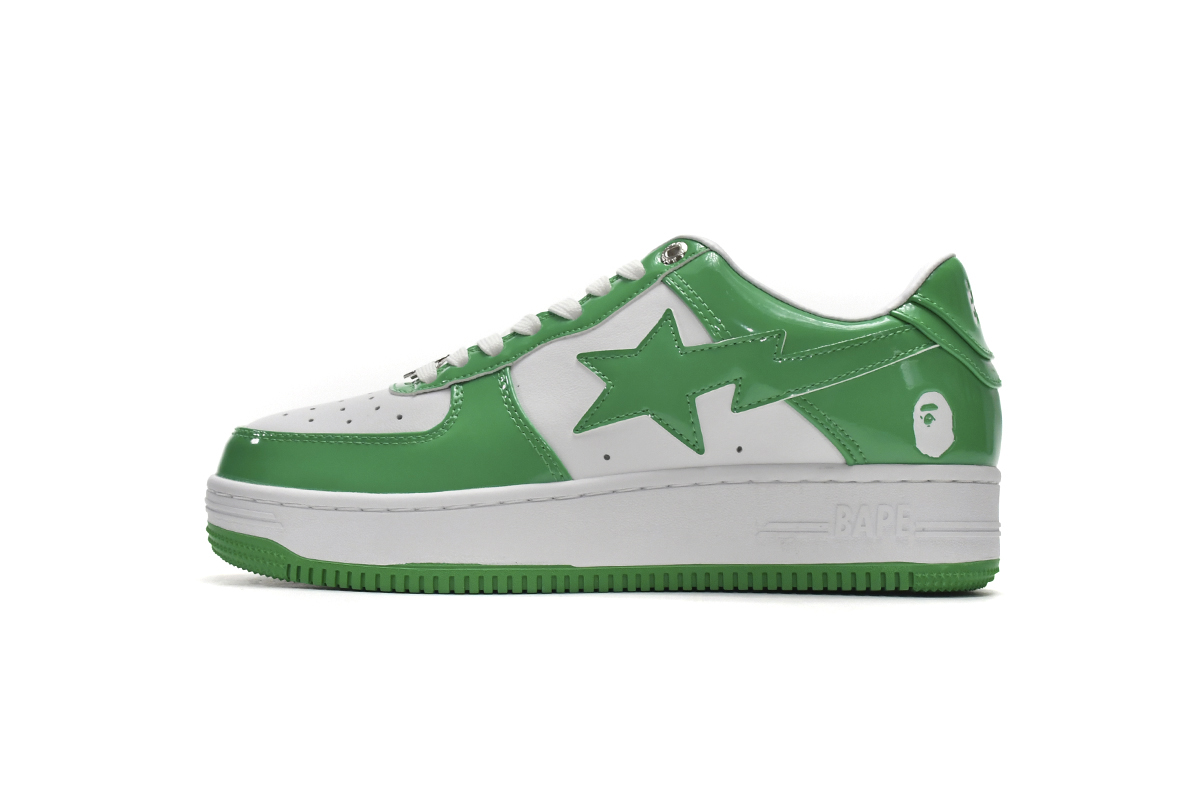 Cheap Fake BapeSta  White Green 1H70-191-001
