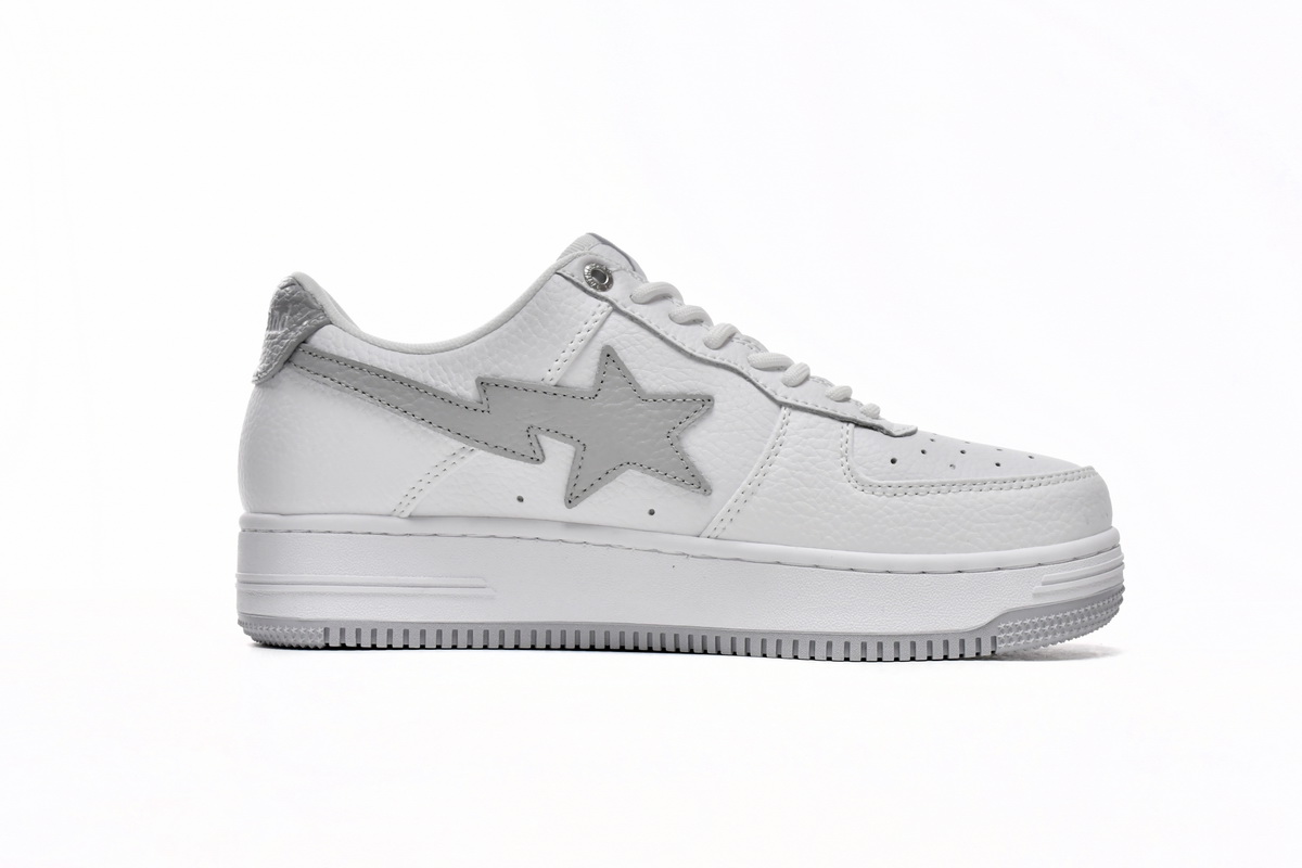 Cheap Bape Sta Low White Grey 1H73-191-921
