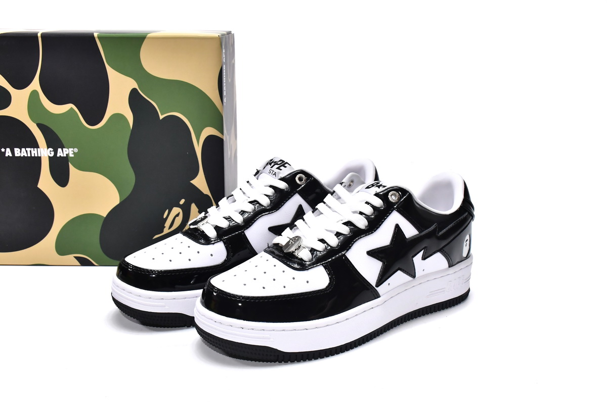 Cheap Fake Bape Sk8 Sta Low 1G70-109-0001(BapeSta)