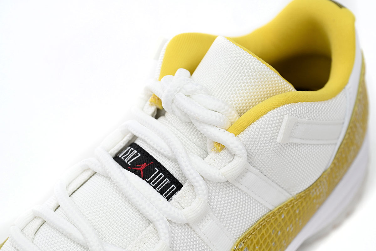 Air Jordan 11 Retro Low WMNS “Yellow Snakeskin AH7860-107