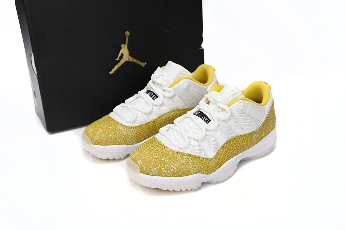 Air Jordan 11 Retro Low WMNS “Yellow Snakeskin AH7860-107