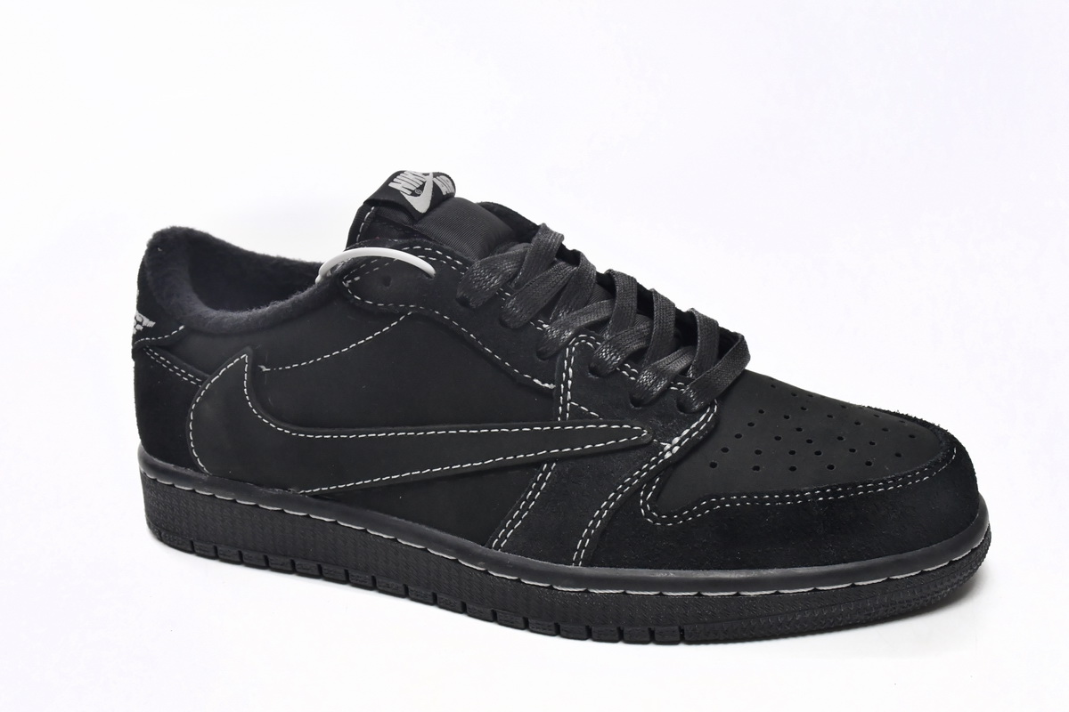 Travis Scott x Air Jordan 1 Low OG SP Black Phantom  DM7866-001（GD）