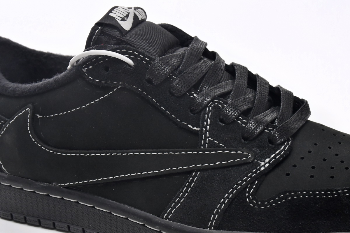 Travis Scott x Air Jordan 1 Low OG SP Black Phantom  DM7866-001（GD）