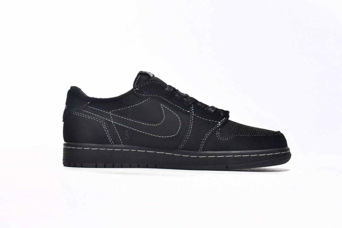 Travis Scott x Air Jordan 1 Low OG SP Black Phantom  DM7866-001（GD）