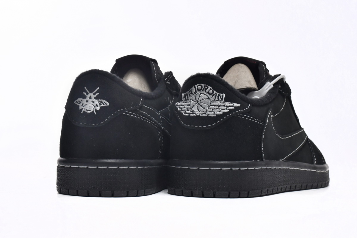 Travis Scott x Air Jordan 1 Low OG SP Black Phantom  DM7866-001（GD）