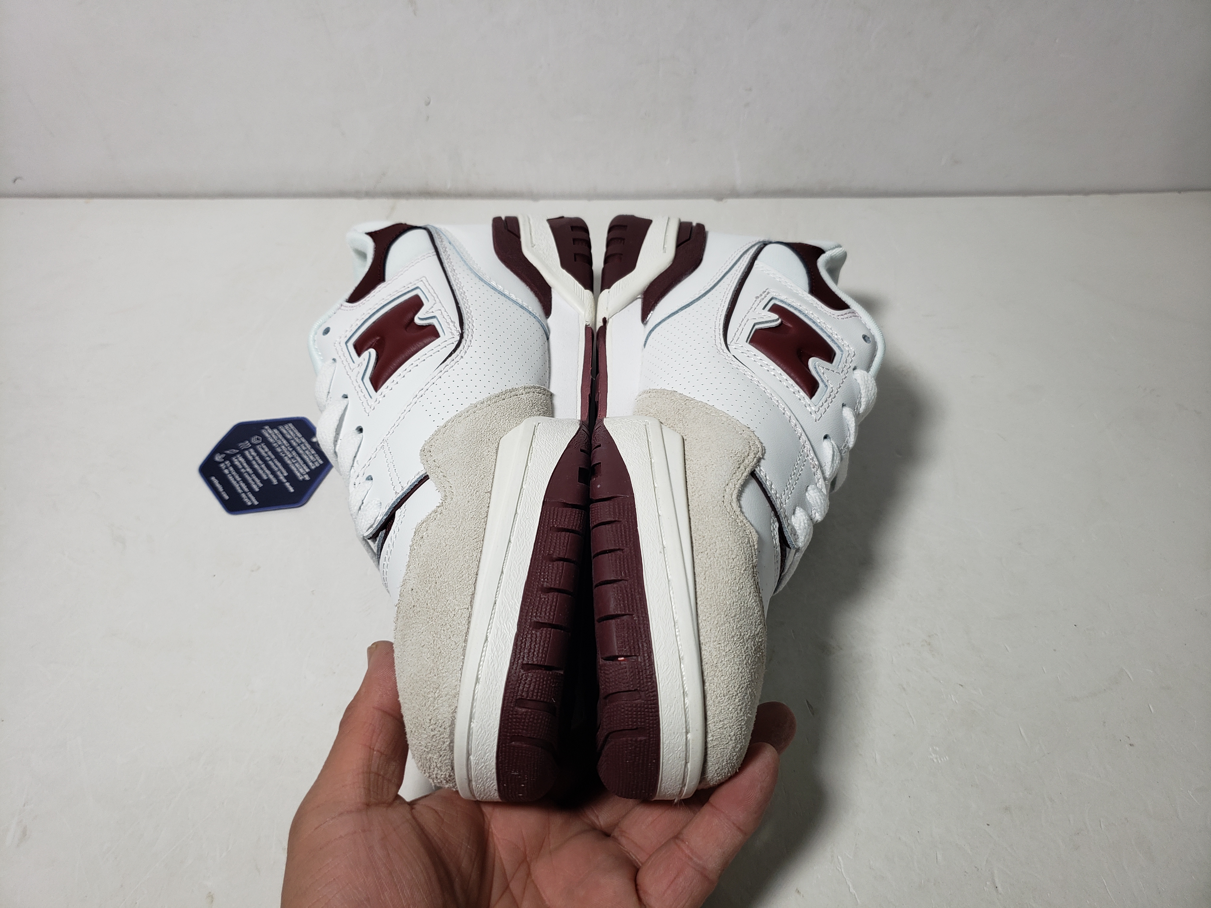 New Balance 550 Sea Salt Burgundy BB550LI1