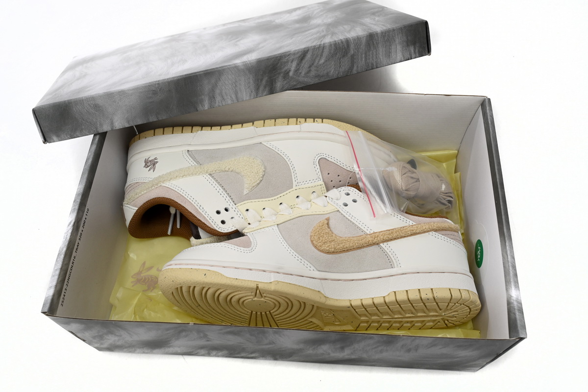 Nike Dunk Low Retro PRM Year of the Rabbit Fossil Stone (2023)  FD4203-211