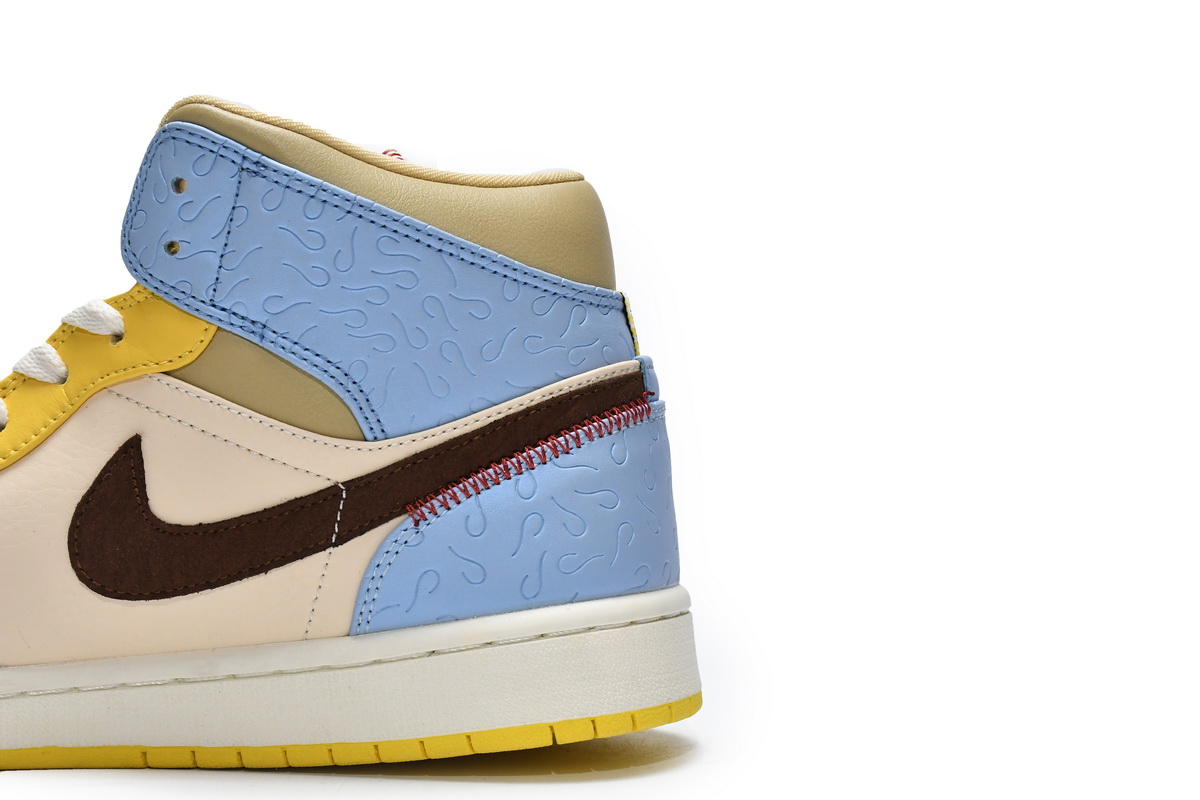 Air Jordan 1 Mid SE Fearless Maison Chateau CU2803-200