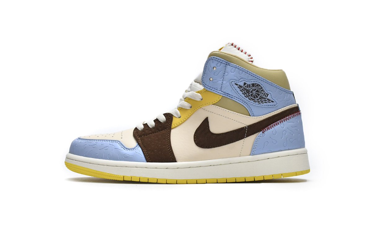 Air Jordan 1 Mid SE Fearless Maison Chateau CU2803-200