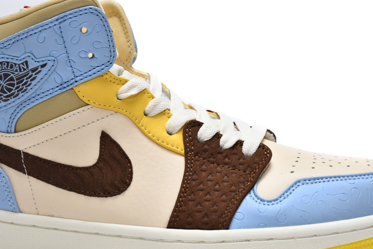 Air Jordan 1 Mid SE Fearless Maison Chateau CU2803-200