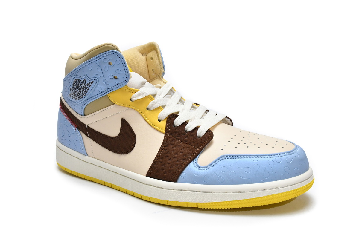 Air Jordan 1 Mid SE Fearless Maison Chateau CU2803-200