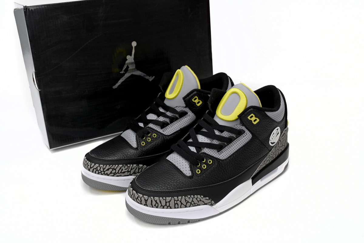 Air Jordan 3 Retro Pine Black Grey H011-MNJDLS-5
