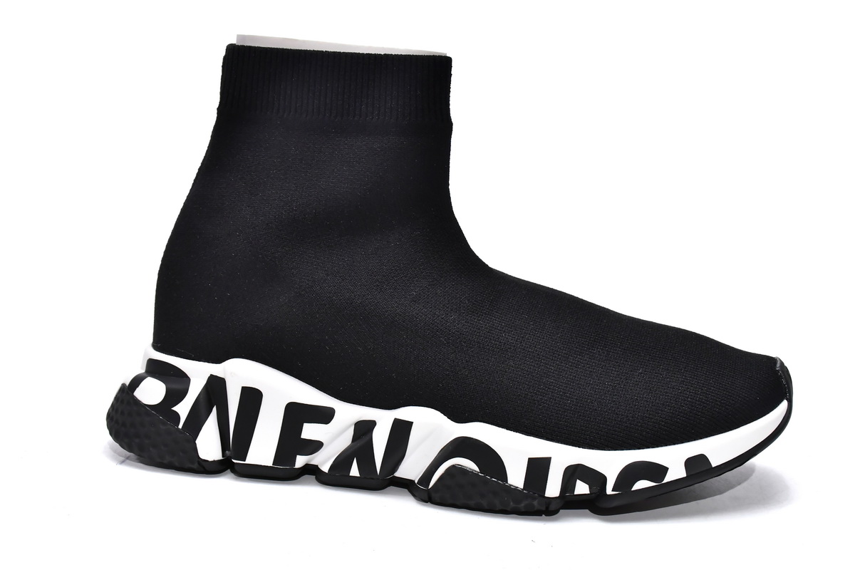Balenciaga Speed Black(black letters)