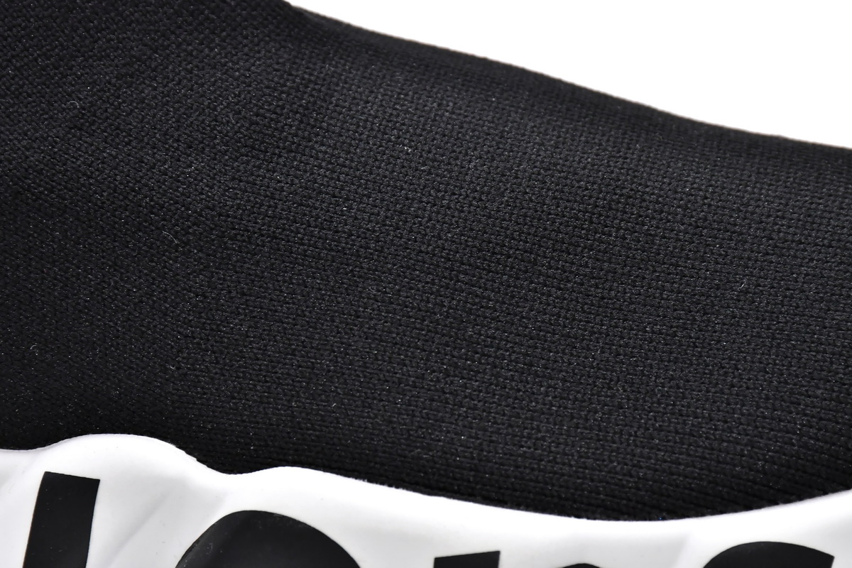 Balenciaga Speed Black(black letters)