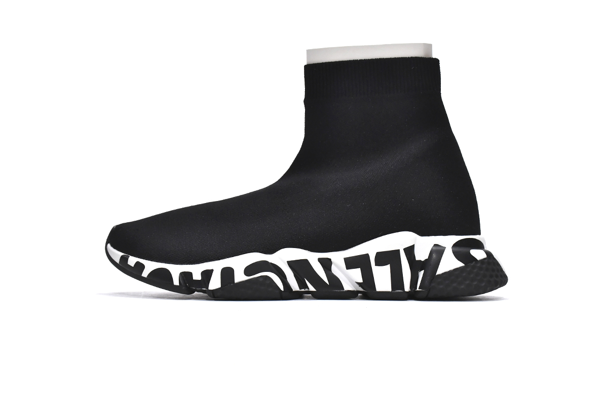 Balenciaga Speed Black(black letters)