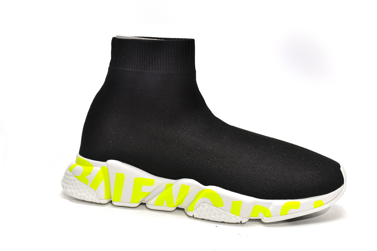 Balenciaga Speed Black(green letter)