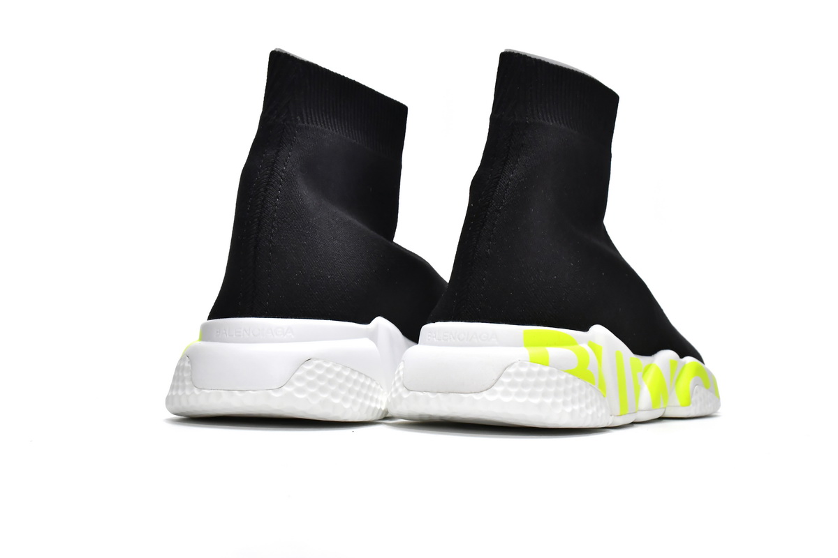 Balenciaga Speed Black(green letter)