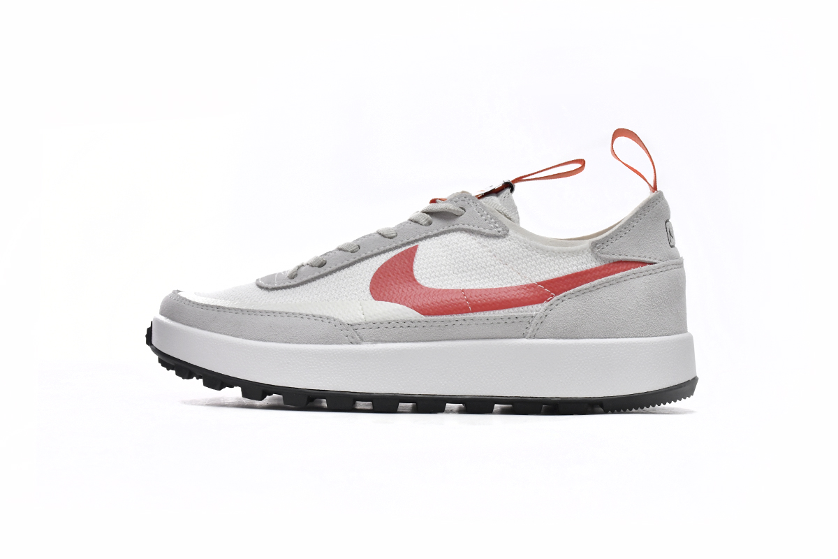 Tom Sachs x NikeCraft General Purpose Shoe Rice Grey Red DA6672-300