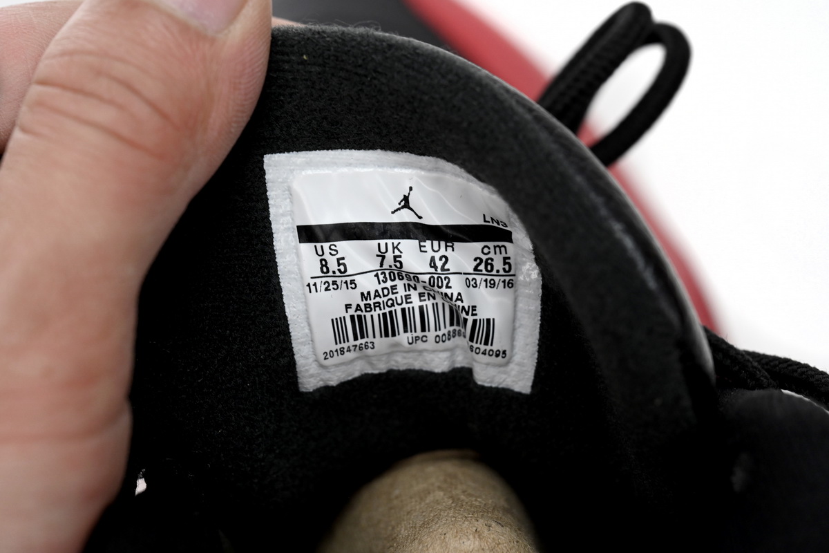 Air Jordan 12 “Flu Game” Black Red 130690-002