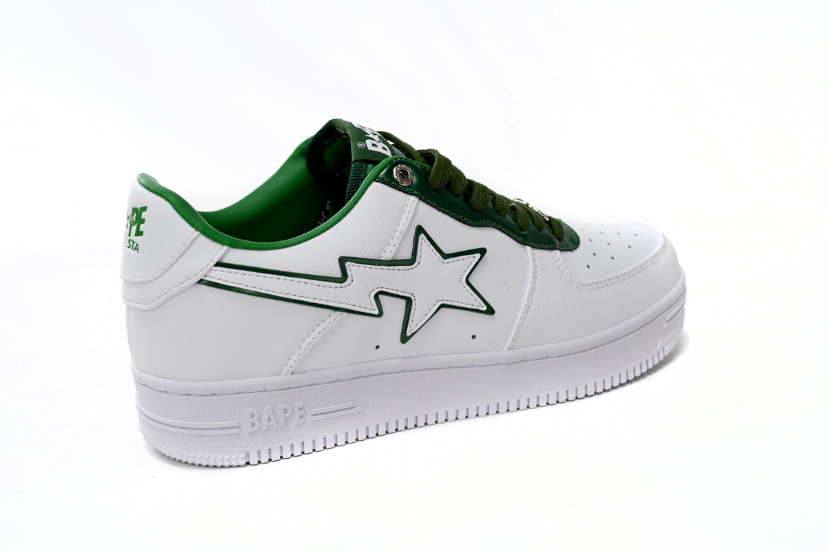Cheap BapeSta  White Green edge 1J30-191-017