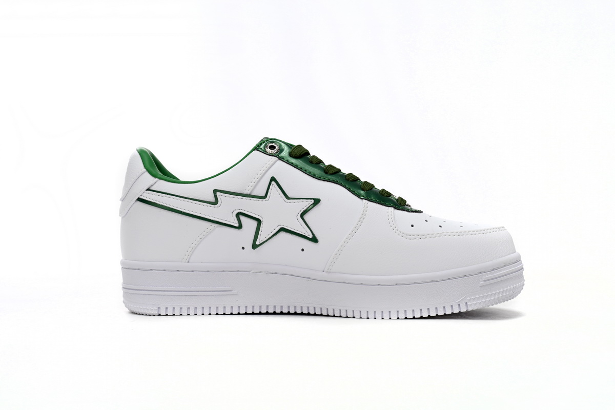 Cheap BapeSta  White Green edge 1J30-191-017