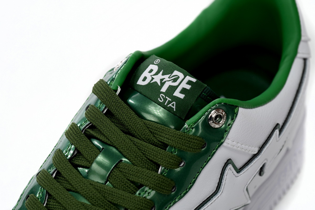 Cheap BapeSta  White Green edge 1J30-191-017