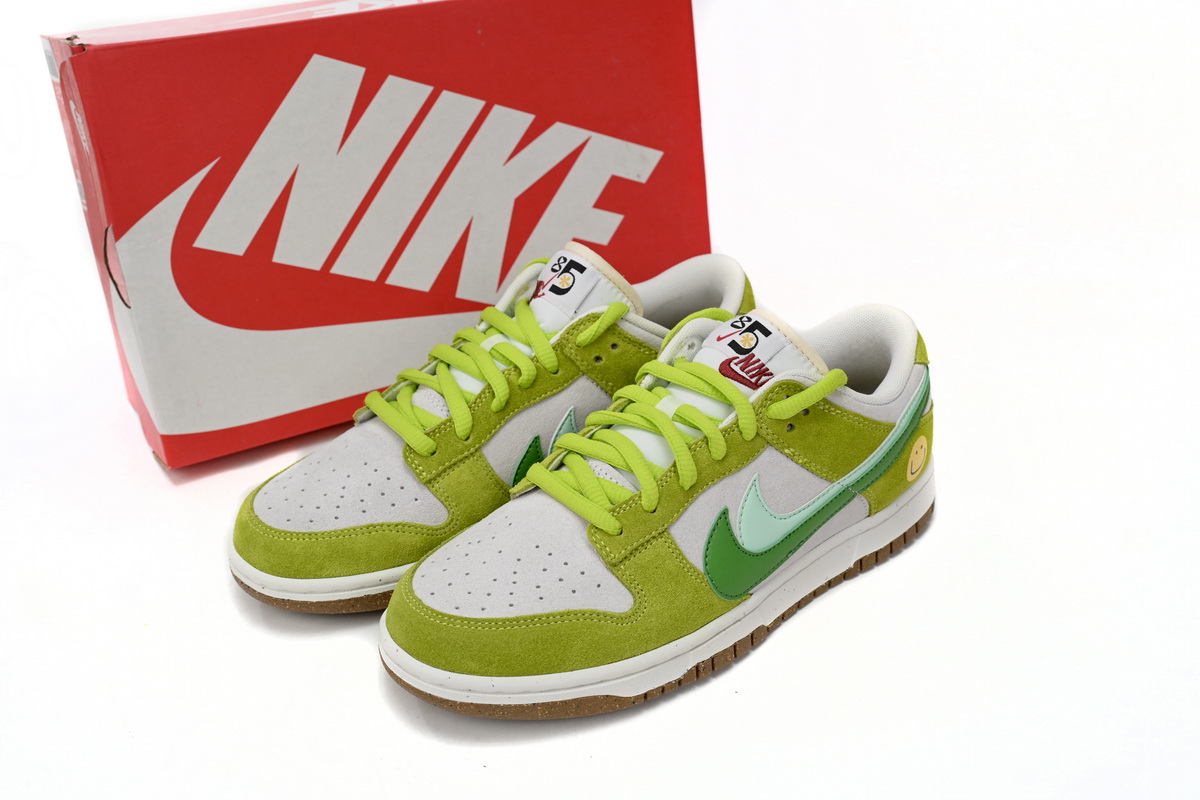 Nike SB Dunk Low "85" Gray Green Apple Double Hook DO9457-122