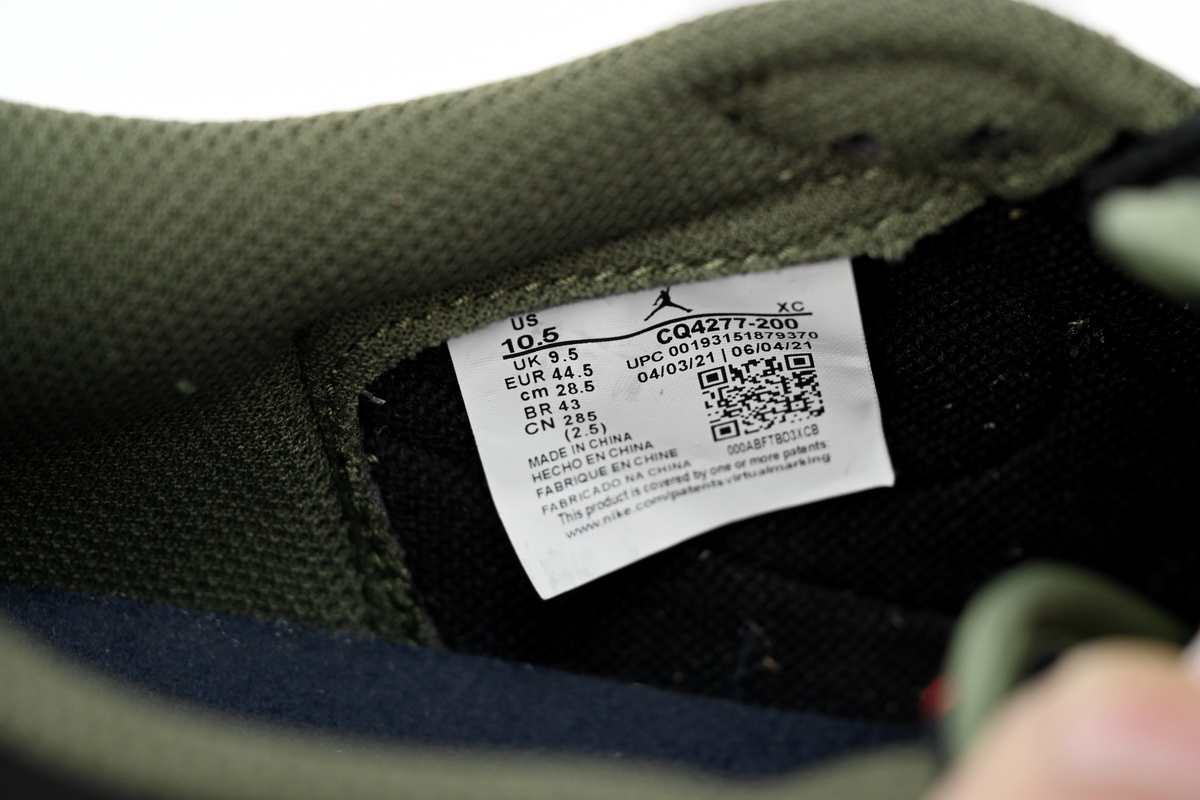Travis Scott x Air Jordan 1 Low Green Barb CQ4277-200