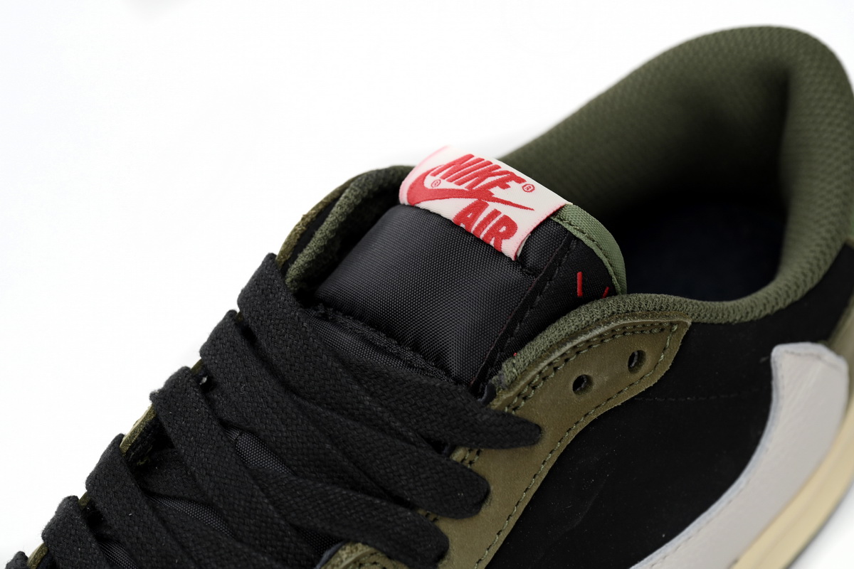 Travis Scott x Air Jordan 1 Low Green Barb CQ4277-200